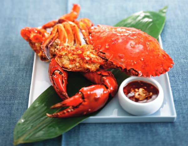 Crab Meat In Spicy Sauce
