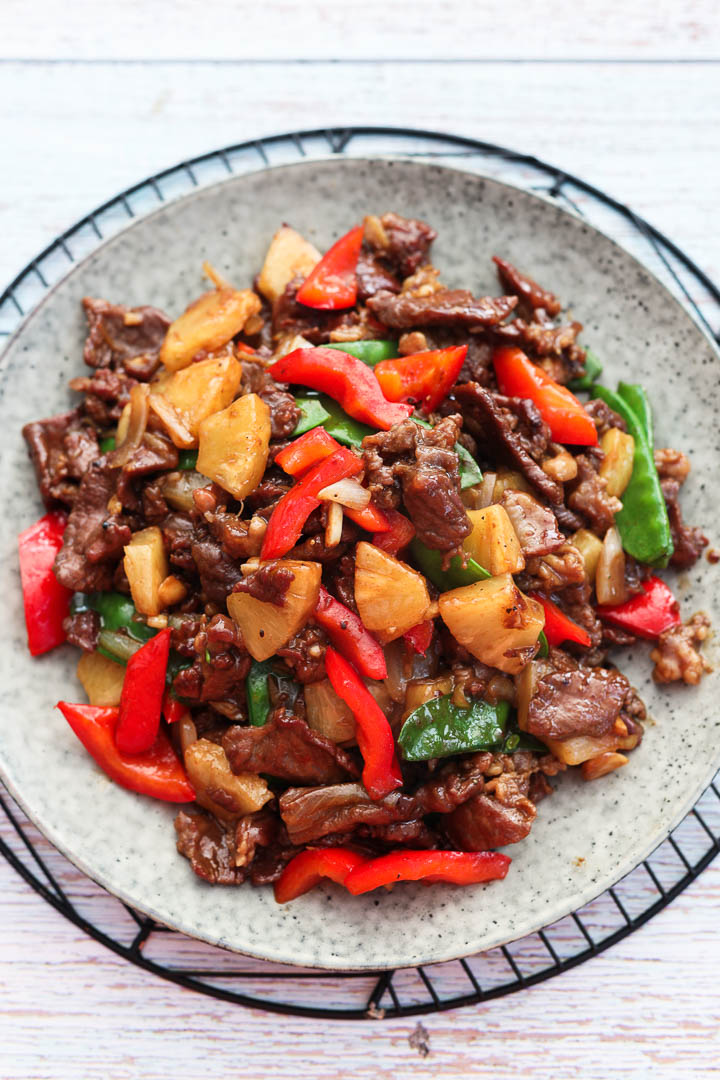 Beef Pineapple Stir Fry